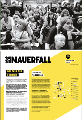 35 Jahre Mauerfall Kulturprojekte Berlin Open-Air-Ausstellung 